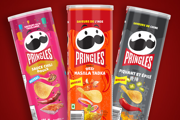 three flavors of Pringles Asian inspired flavors