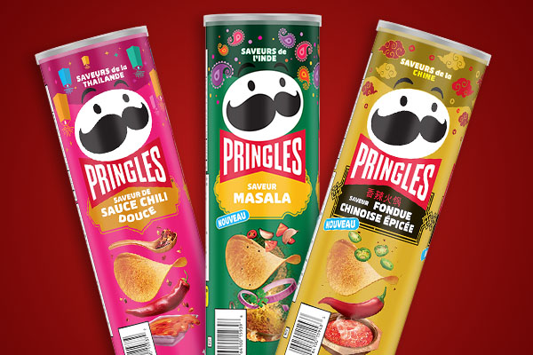 three flavors of Pringles Asian inspired flavors